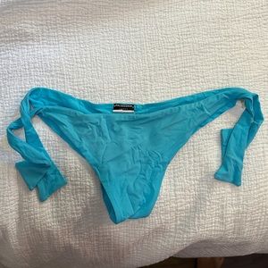 Baby Blue cheeky bikini bottom